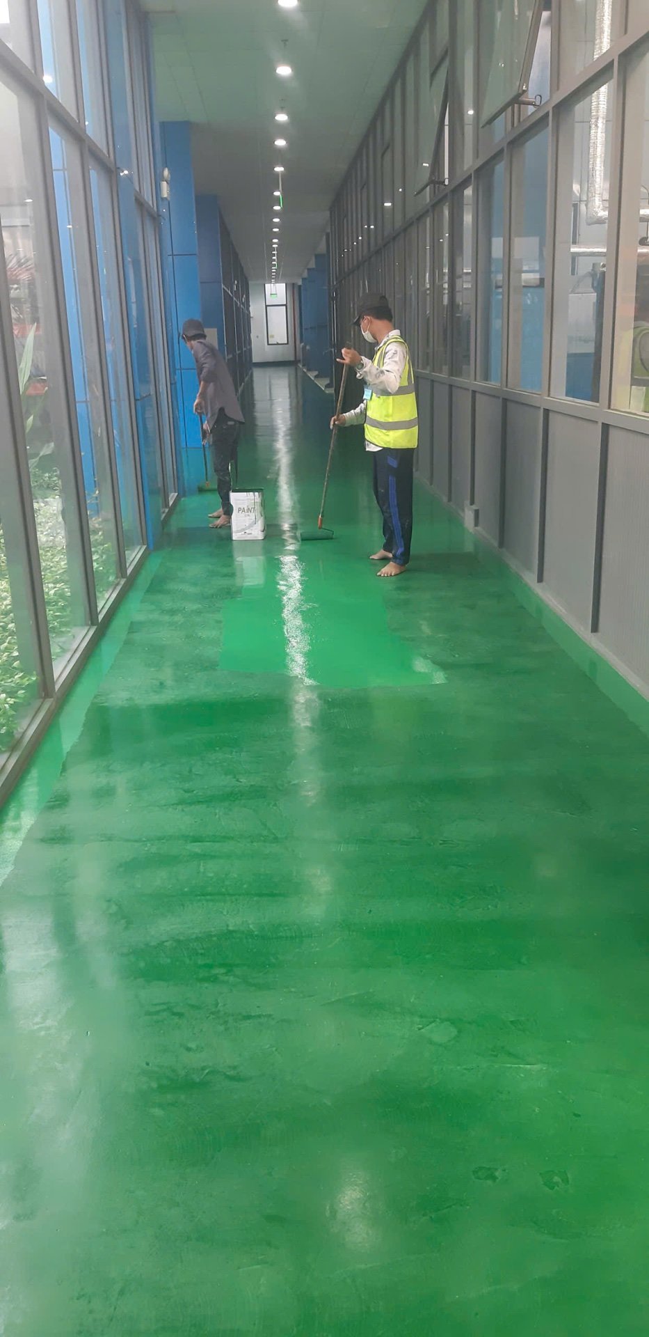 Thi công Sơn sàn Epoxy & PU Hiện trường TVN - Hình ảnh 6 TVN Cons Corp