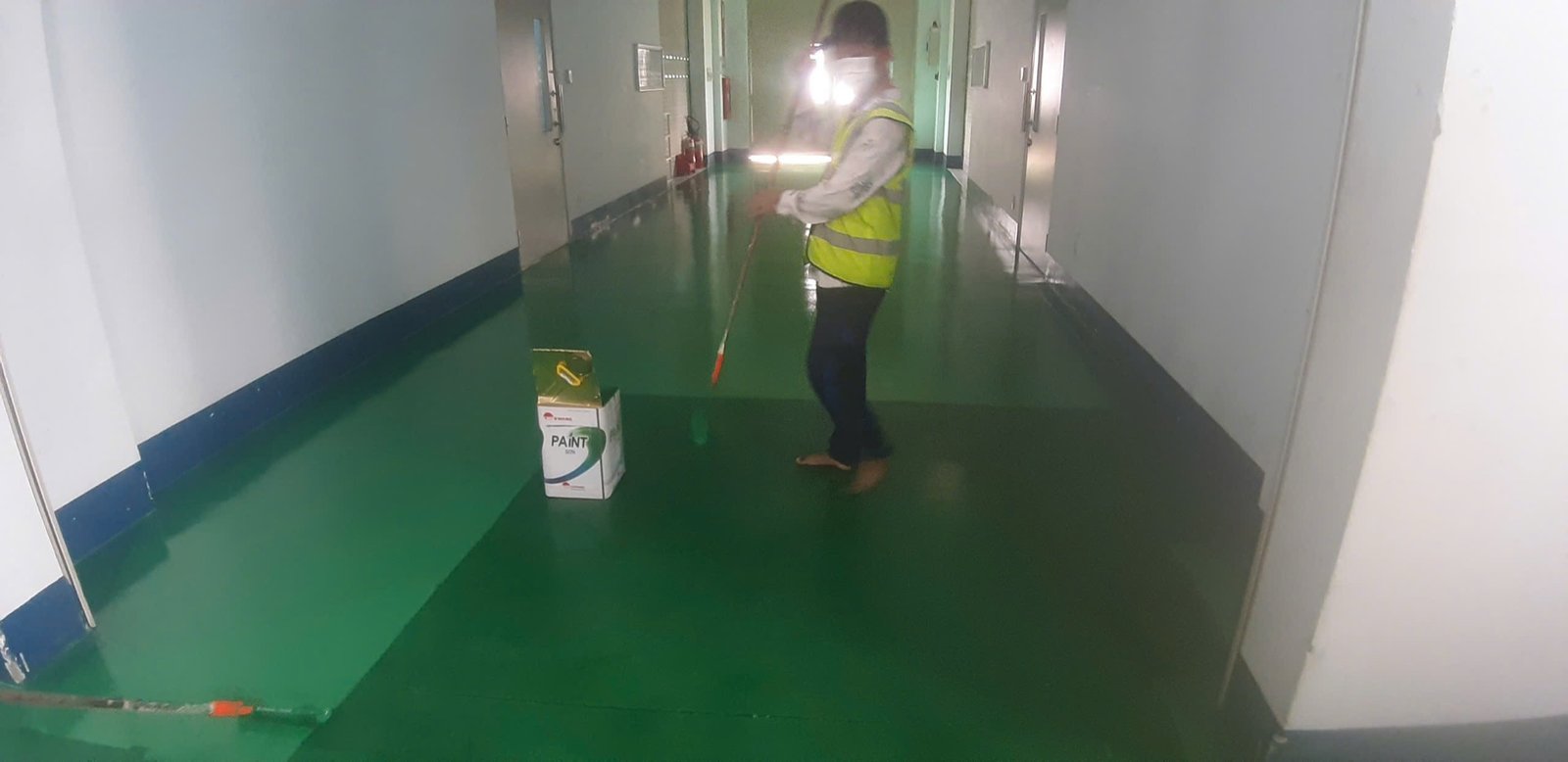 Thi công Sơn sàn Epoxy & PU Hiện trường TVN - Hình ảnh 8 TVN Cons Corp
