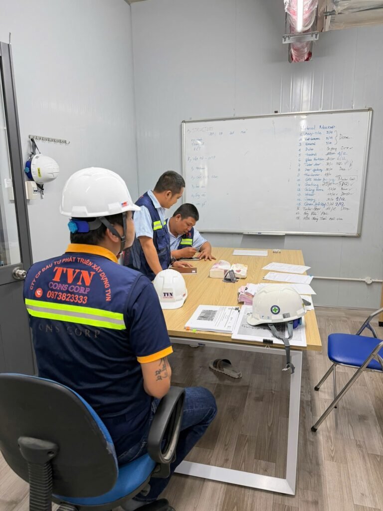 Hình ảnh thi công thực tế TVN Cons Corp #013