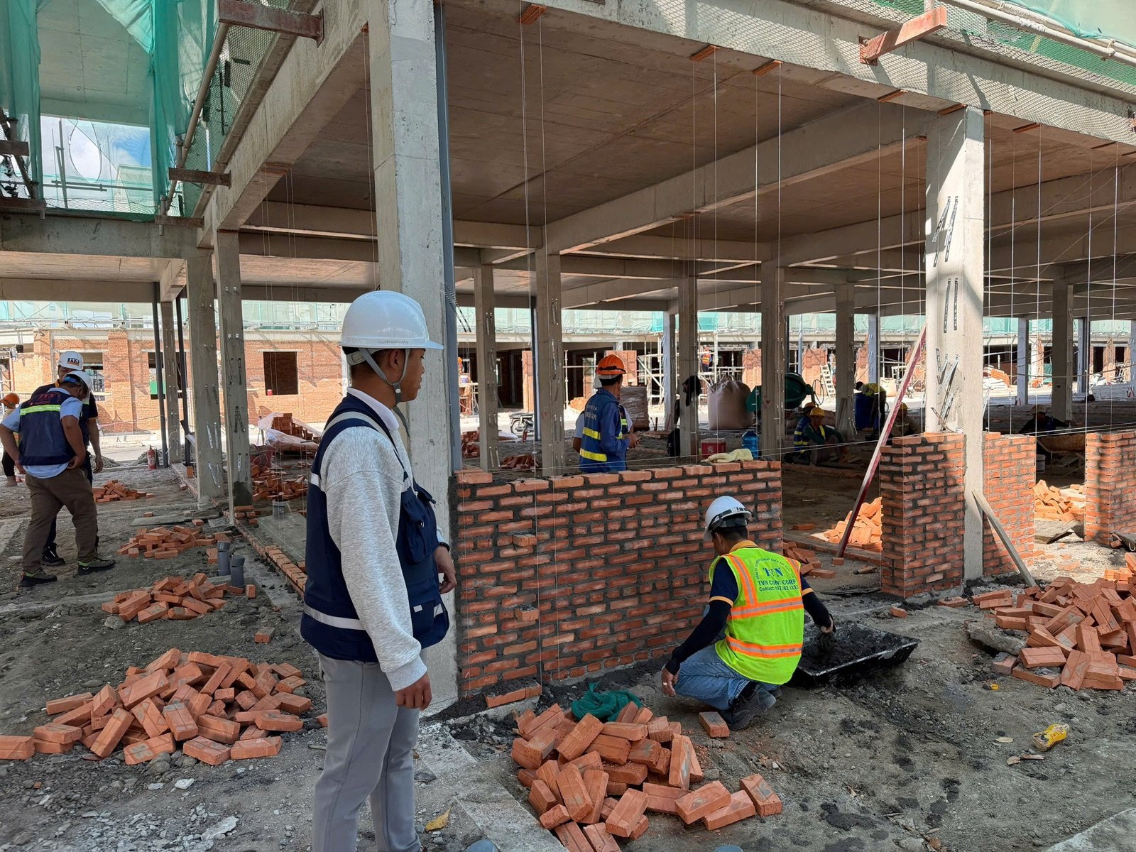 Hình ảnh thi công thực tế TVN Cons Corp #030
