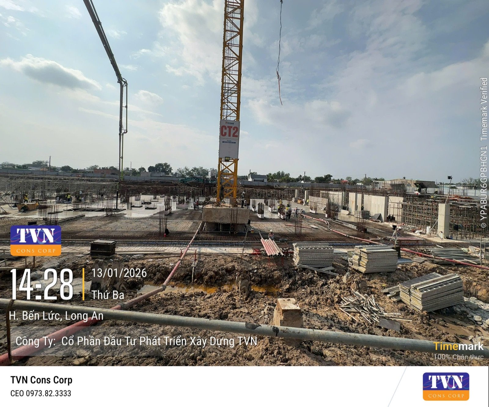 Hình ảnh thi công thực tế TVN Cons Corp #039