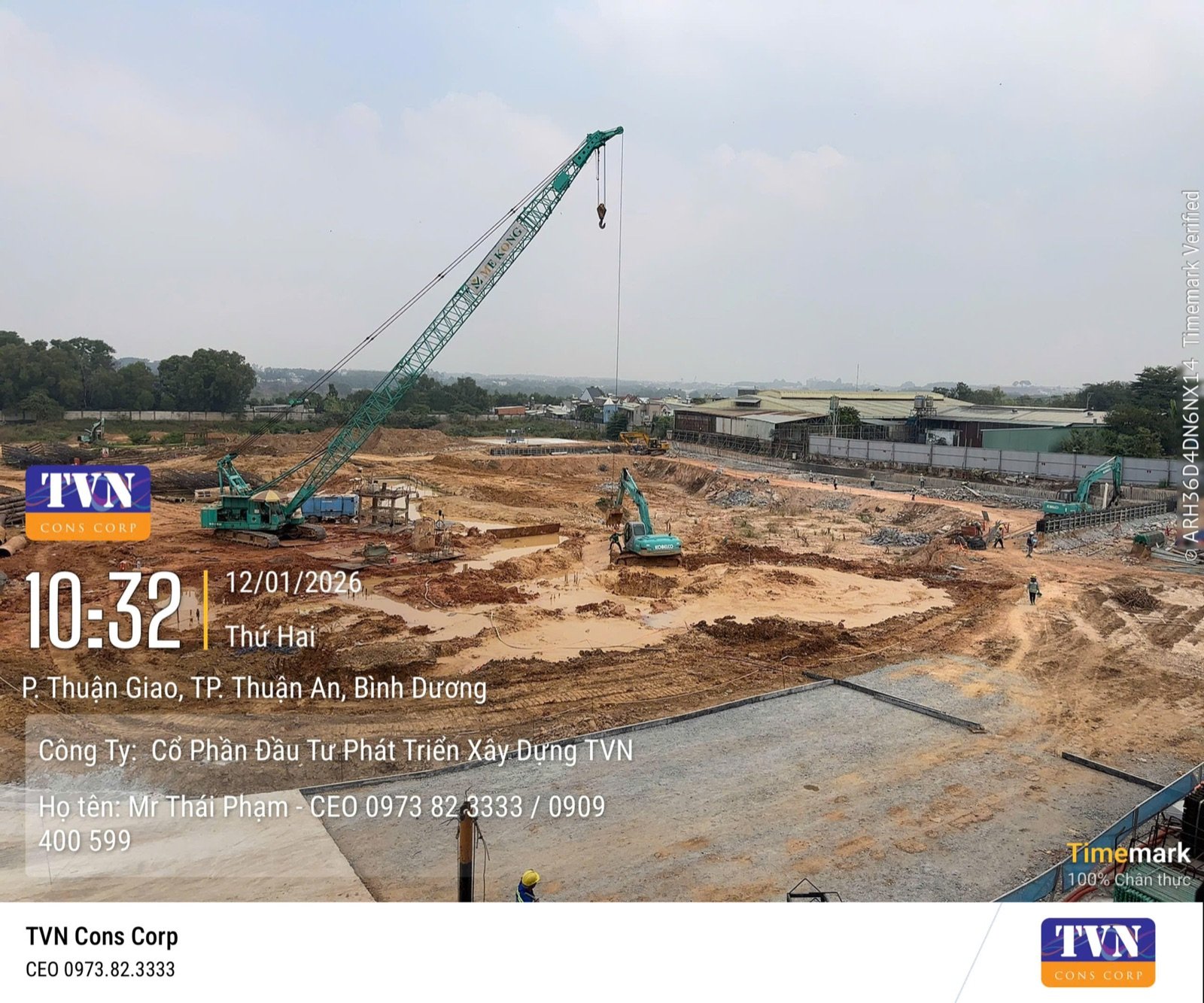 Hình ảnh thi công thực tế TVN Cons Corp #045