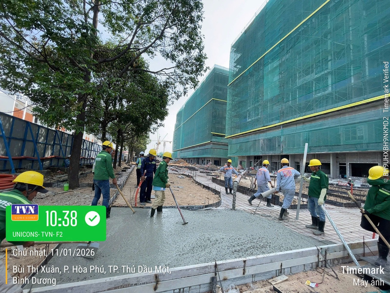 Hình ảnh thi công thực tế TVN Cons Corp #050