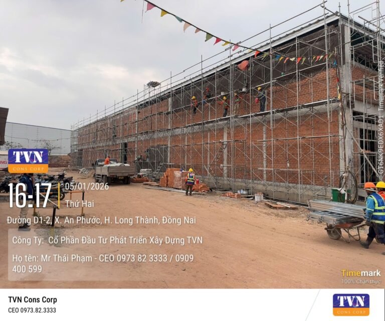 Hình ảnh thi công thực tế TVN Cons Corp #058