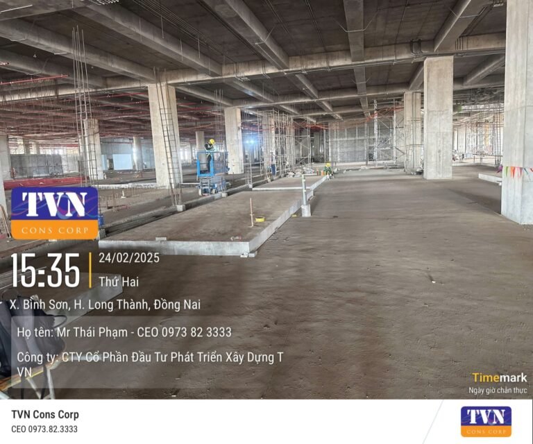 Hình ảnh thi công thực tế TVN Cons Corp #174
