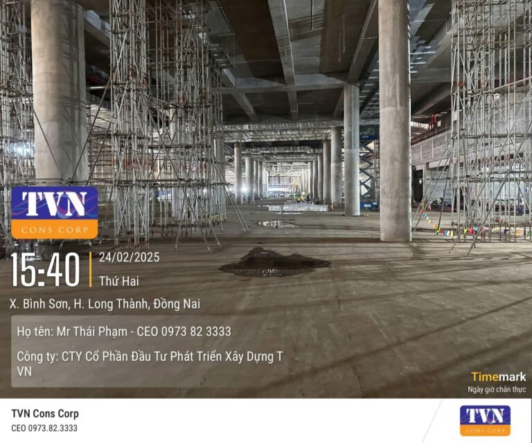 Hình ảnh thi công thực tế TVN Cons Corp #175