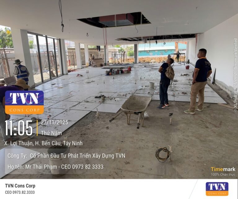 Hình ảnh thi công thực tế TVN Cons Corp #214