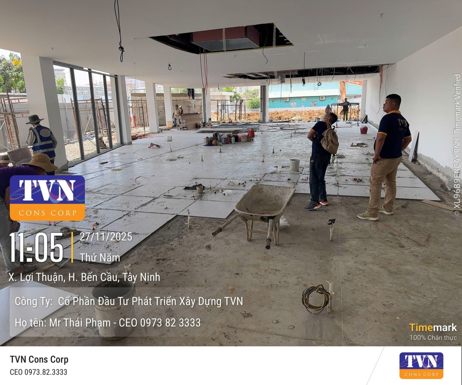 Hình ảnh thi công thực tế TVN Cons Corp #214