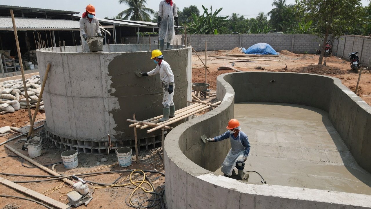 Chống thấm Bể nước ngầm & Bể bơi