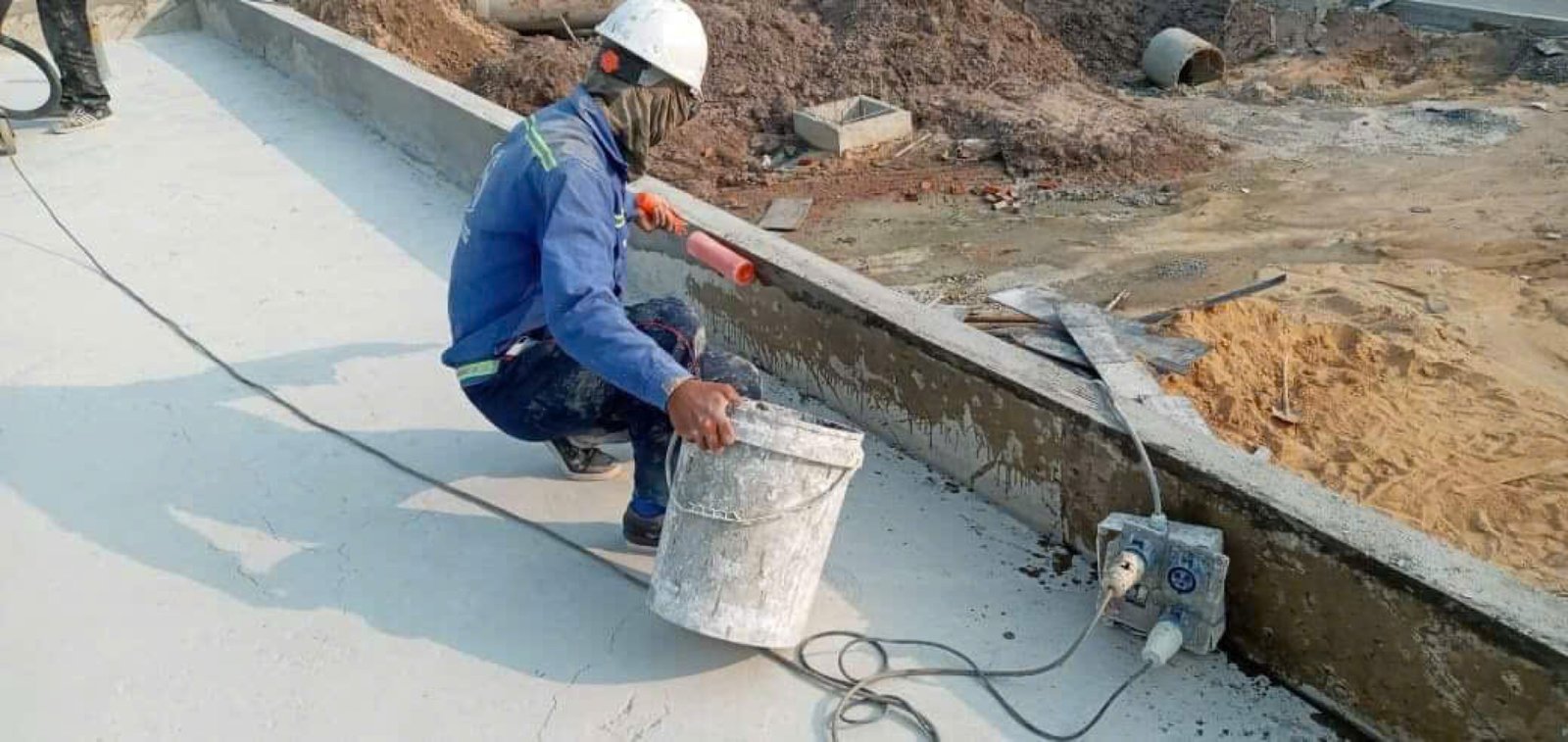Chống thấm Sàn mái & Cổ ống Nhà máy CCGrass Tây Ninh - Hình ảnh 13 TVN Cons Corp