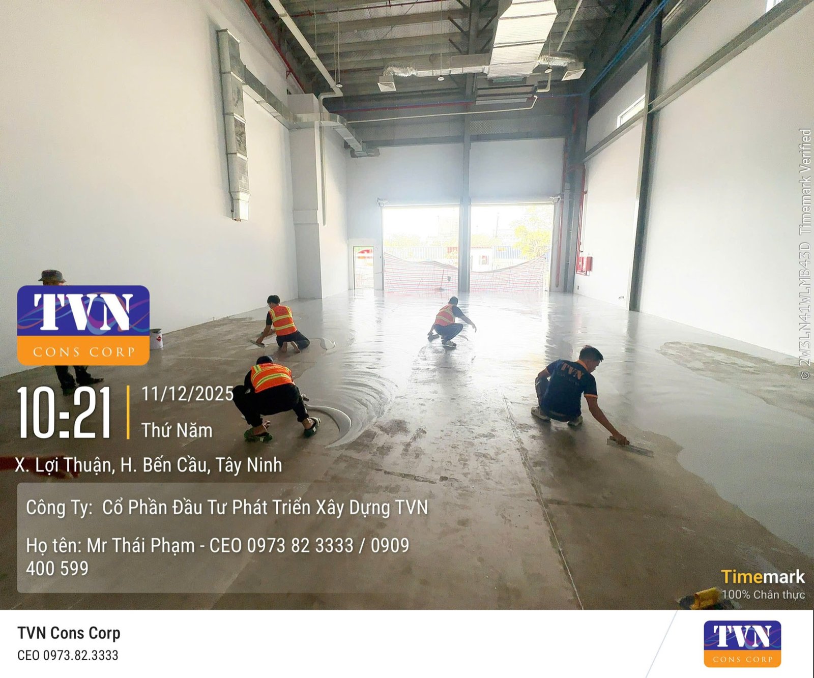 Chống thấm Sàn mái & Cổ ống Nhà máy CCGrass Tây Ninh - Hình ảnh 17 TVN Cons Corp