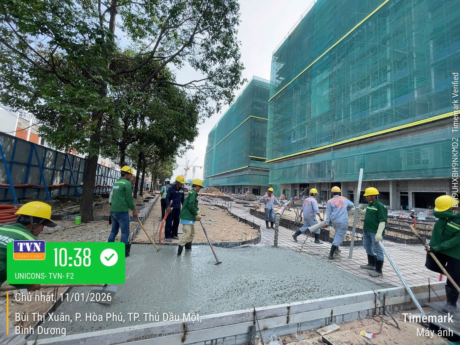 Thi công Móng & Hoàn thiện Xây tô Chung cư F2 Becamex Tokyu - Hình ảnh 12 TVN Cons Corp