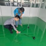 Nhà máy Điện tử Taiwan - Sơn sàn phòng sạch kiểm soát tĩnh điện ESD TVN (2)