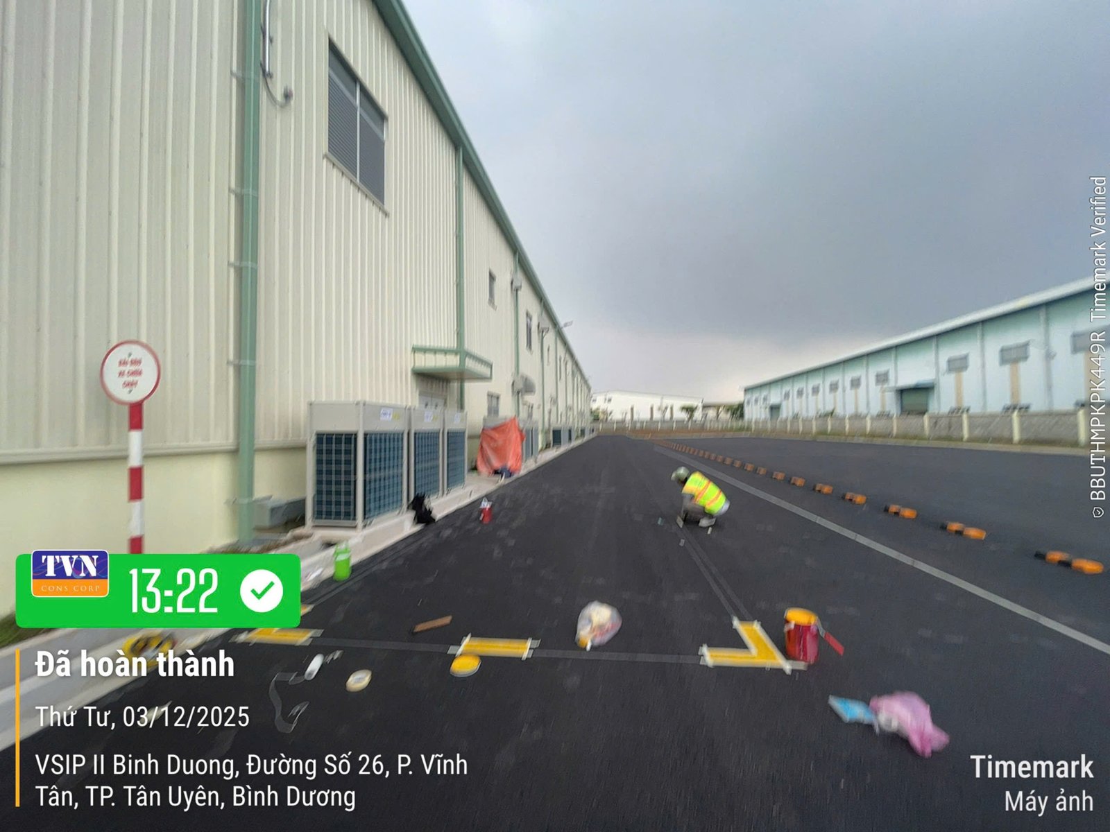Hạ Tầng Giao Thông, Bãi Đỗ Xe & Sơn Sàn KCN VSIP II Bình Dương